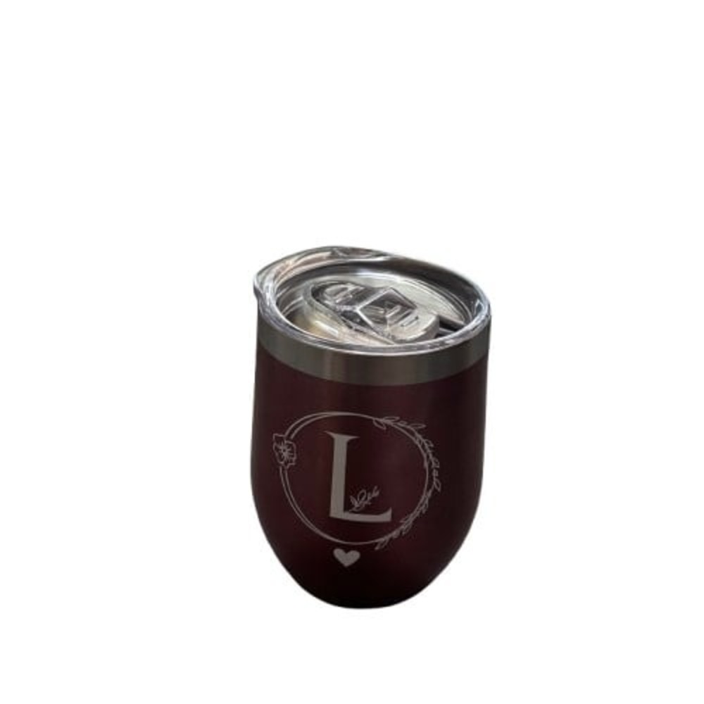 NEW Personalized Stemless Travel Tumbler Letter L